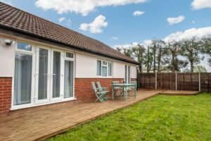 Private enclosed garden